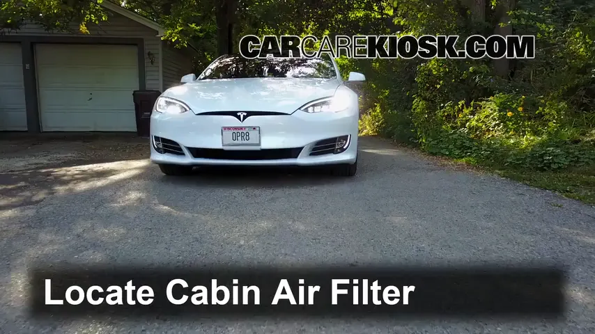 2017 Tesla S 90D Electric Filtro de aire (interior) Cambio